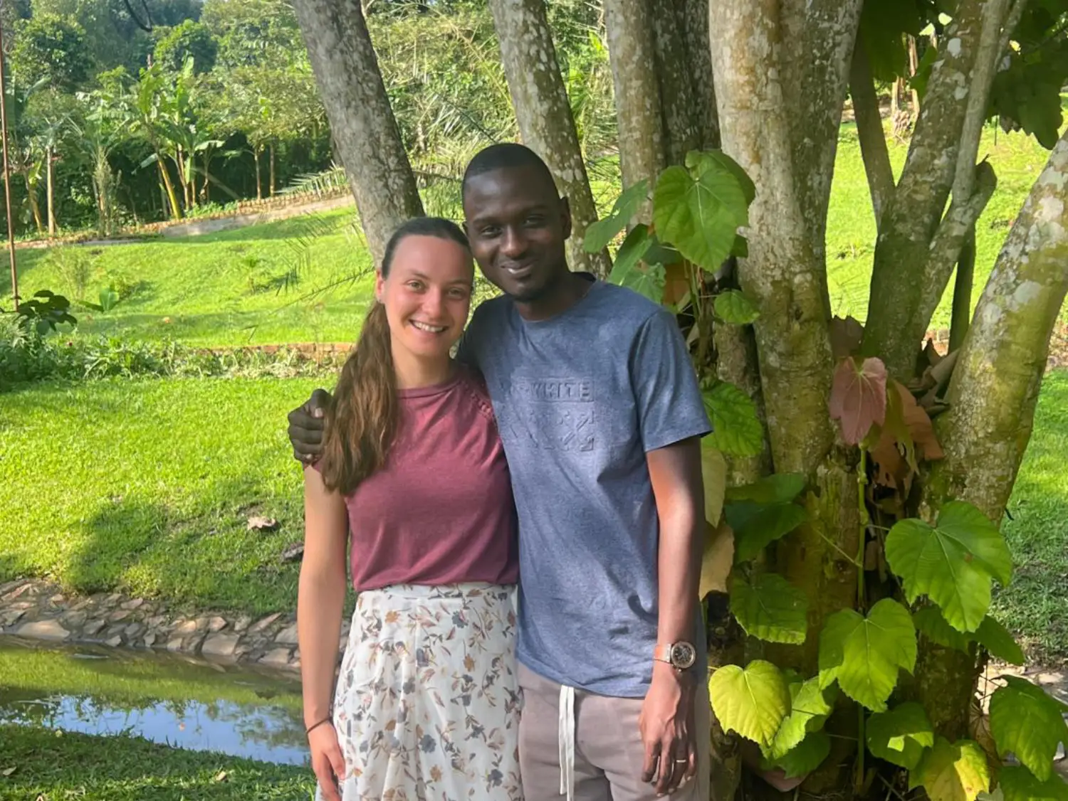 Luisa Crepin und Daniel Mulinda